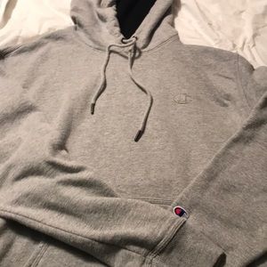 Grey champion hoodie